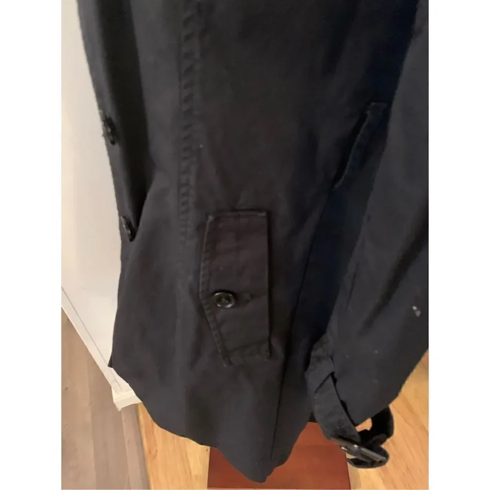 Black banana republic trench coach, size small
